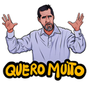 Sticker tagged Quero muito