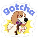 Sticker tagged gotcha
