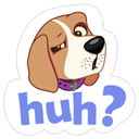Sticker tagged Dog, huh?