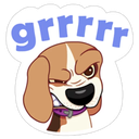 Sticker tagged grrrrr