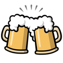 Sticker tagged beer