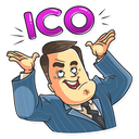 Sticker tagged ICO