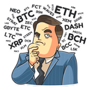 Sticker tagged Neo, bts, btc, etc, fct, sys, waves, zec, xas, dash