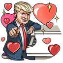 Sticker tagged love