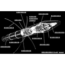 Sticker tagged Rocket